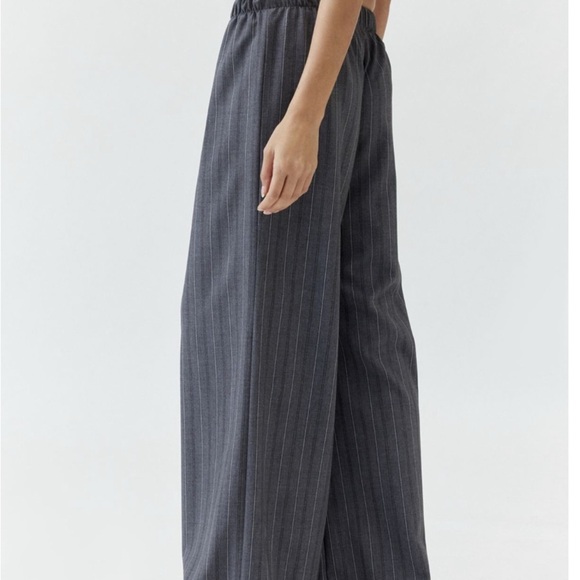 Urban Renewal Remnants Pinstripe Pull-On Trouser Pant - Picture 2 of 8